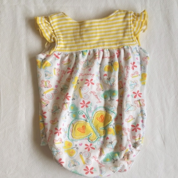 koala baby butterfly snap bubble romper playsuit 3 months baby girl - Picture 5 of 5